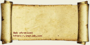 Jana Rubežanović vizit kartica